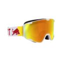 Red Bull Masque de Ski PARK White Matte Orange Red Mirror Cat.2