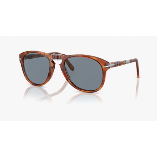 Persol 0714 Folding Steve Mcqueen Terra Di Siena Light Blue Gradient Dark Blue