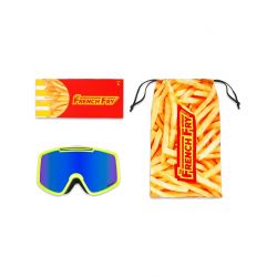 Pit Viper Ski Goggle French Fry Double Wide The Sludge Blue/purple Revo Cat.3