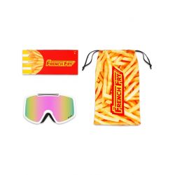 Pit Viper Ski Goggle French Fry Double Wide The Miami Nights Pink Revo Cat.3