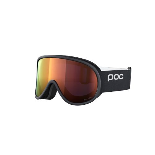 Poc Retina Mid Uranium Black/Clarity Intense - Partly Sunny Orange