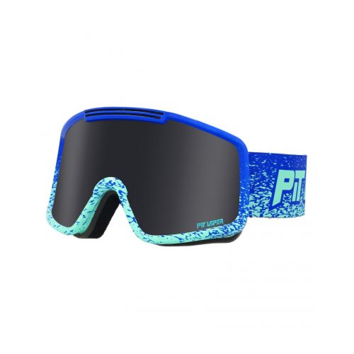 Pit Viper Ski Goggle French Fry Double Wide The Wakeblaster Smoke Cat.3