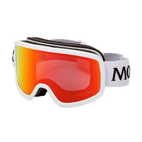 MonclerTerrabeam Masque de Ski WhiteGrey Mirror Cat 3