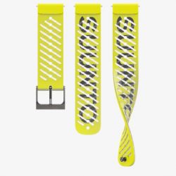 Suunto Bracelet 22mm Athletic 3 Silicone Strap Lemon Yellow S+M