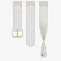 Suunto Bracelet 22mm Athletic 3 Silicone Strap Pearl White S+M