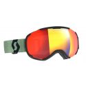 Scott Goggle Faze II Soft Green Black Enhancer Red Chrome