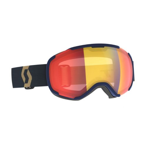 Scott Masque de Ski Faze II LS Dark Blue Light Grey Light Sensitive Red Chrome Cat.2-3