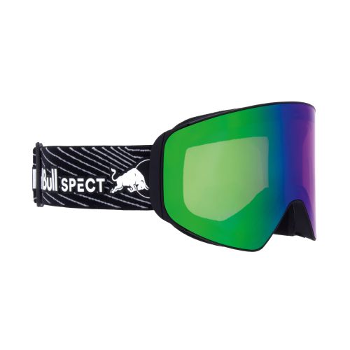 Red Bull Spect Masque de Ski Jam Matte Black / White - Rose Green Mirror Cat.2 & Cloudy Snow Cat.2