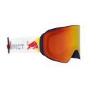 Red Bull Spect Masque de Ski Jam Matte Blue / White - Brown Red Mirror Cat.3 & Cloudy Snow Cat.2