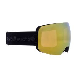 Red Bull Spect Masque de Ski Chute Black Matte Brown Gold Mirror Cat.2 & Cloudy snow Cat.2