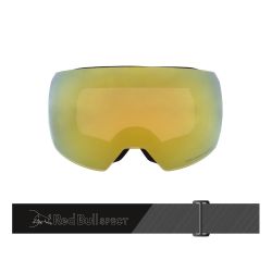 Red Bull Spect Masque de Ski Chute Black Matte Brown Gold Mirror Cat.2 & Cloudy snow Cat.2