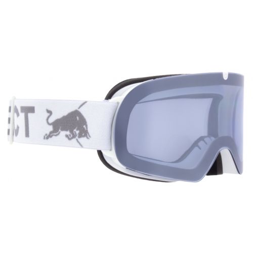 Red Bull Masque de Ski Spect Soar White Matte Smoke Silver Mirror Cat.1