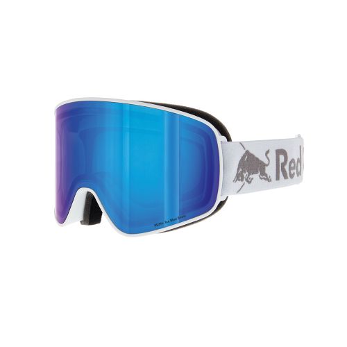 Red Bull Spect Masque de ski Rush Matte White Red Dusk Blue Mirror Cat. 3