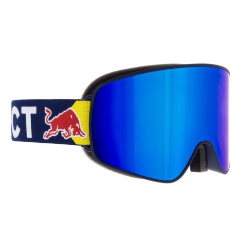 Red Bull Spect Masque de ski Rush Matte Blue Brown Blue Mirror Cat.3