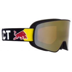 Red Bull Spect Masque de ski Rush Matte Black Orange Gold Mirror Cat.3