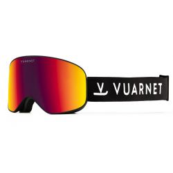 Vuarnet Masque de Ski VM2020 - Matt Black - Photochromic Cat. 1-3 Red Flashed