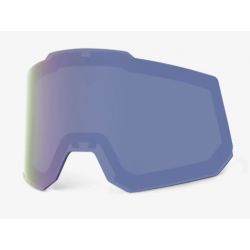 100% Ecran SNOWCRAFT/SNOWCRAFTXL - Hiper Dual Pane Mirror Turquoise Lens