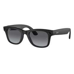 Ray-Ban Meta Wayfarer Matte Black Polar Gradient Graphite