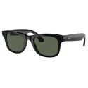 Ray-Ban Meta Wayfarer Shiny Black G15 Green Lens