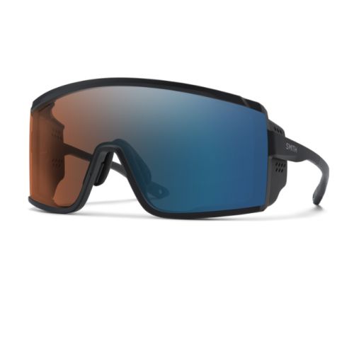 Smith Pursuite Matte Black - Chromapop Glacier Photochromic Copper Blue Mirror