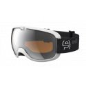 Evil Eye Peaksight White Matte LST Grey Silver Light Lens Cat.3 - Masque de Ski