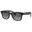 Ray-Ban Meta Wayfarer Shiny Black G15 Green Lens