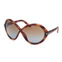 Tom Ford Jada Tortoise - Brown Lenses