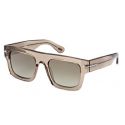  Tom Ford TF0711 Light Brown - Green Lenses