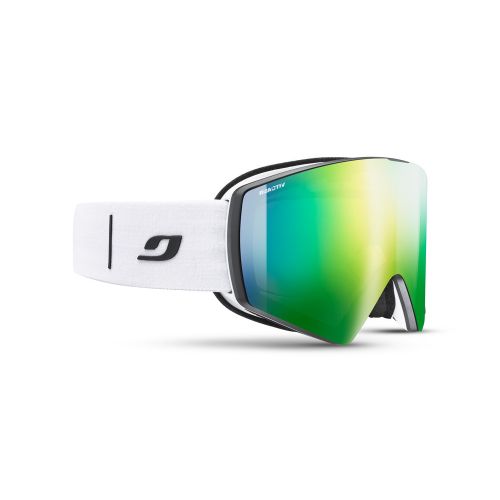 Julbo Razor Edge Blanc / Noir Reactiv High Contrast 1-3 Flash Vert