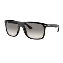 Ray-Ban RB4547 Boyfriend Two Black - Clear Gradient Grey Cat.2