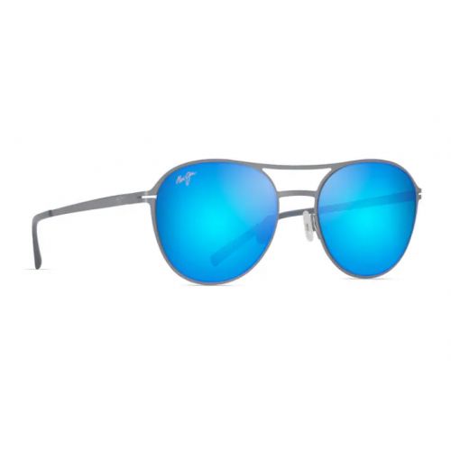 Maui Jim Half Moon Dove Grey - Blue Hawaii Polarized Lenses