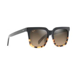 Maui Jim Rooftops Black w Tortoise - Bronze Polarized Lenses