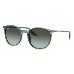 Ray-Ban RB2204 Striped Blue Gradient Green - Blue Vintage Cat.3