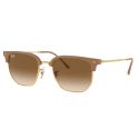 Ray-Ban New Clubmaster Beige on Arista - Brown Gradient