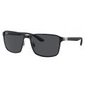 Ray-Ban RB3721 Matte Black on Black - Dark Grey Cat.3