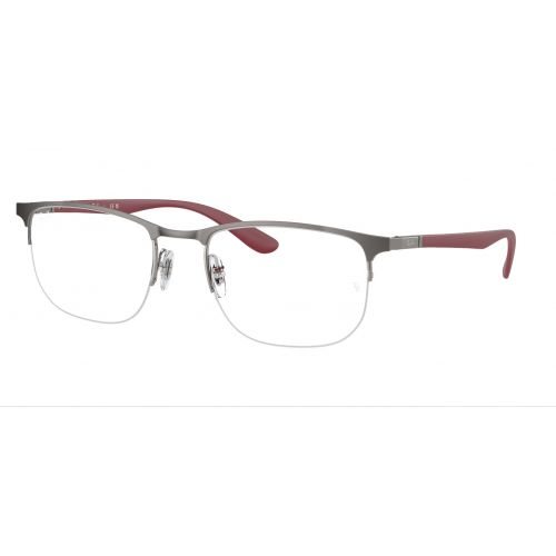 Ray-Ban RX6513 Matte Gunmetal/Red