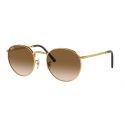 Ray-Ban New Round Legend Arista Clear Gradient Brown Cat 2