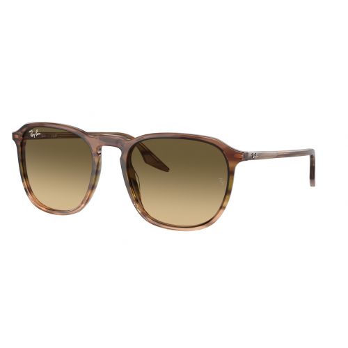 Ray-Ban RB2203 Striped Brown Gradient Grey - Brown Vintage Gradient Black