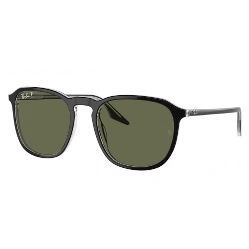 Ray-Ban RB2203 Black On Transparent - Polar Green