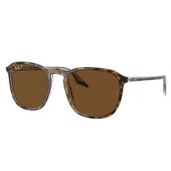 Ray-Ban RB2203 Striped Brown Gradient Grey - Brown Vintage Gradient Black