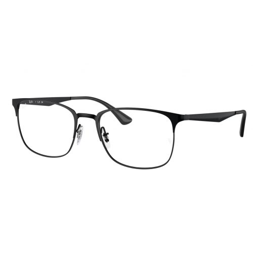 Ray-Ban RX6421 Matte Black on Silver