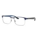 Ray-Ban RX8415 Matte Blue on Silver