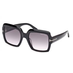 Tom Ford Kaya Shiny Black - Grey SmokeLenses Cat.2