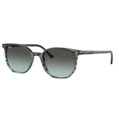 Ray-Ban Elliot Striped Grey Gradient Blue - Blue Vintage Gradient Black