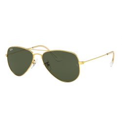 Ray-Ban Aviator Small Metal Arista Crystal Green