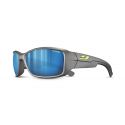 Julbo Whoops Mat Gris Titane - Spectron 3 Polarized Flash Bleu