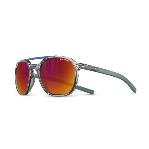 Julbo Slack Translucide Brillant Gris/Vert - Spectron 3 Flash Rouge