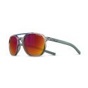 Julbo Slack Translucide Brillant Gris/Vert - Spectron 3 Flash Rouge