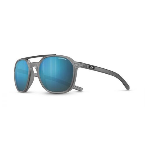 Julbo Slack Translucide Mat Gris/Noir - Spectron HD 3 Polarized Flash Bleu