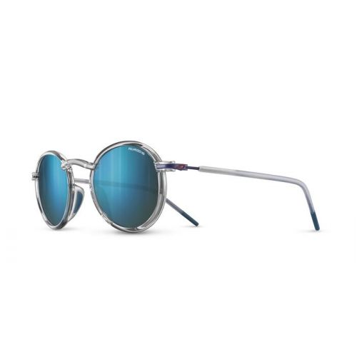 Julbo Around Translucide Brillant Cristal/Bleu - Spectron HD 3 Polarized Flash Bleu